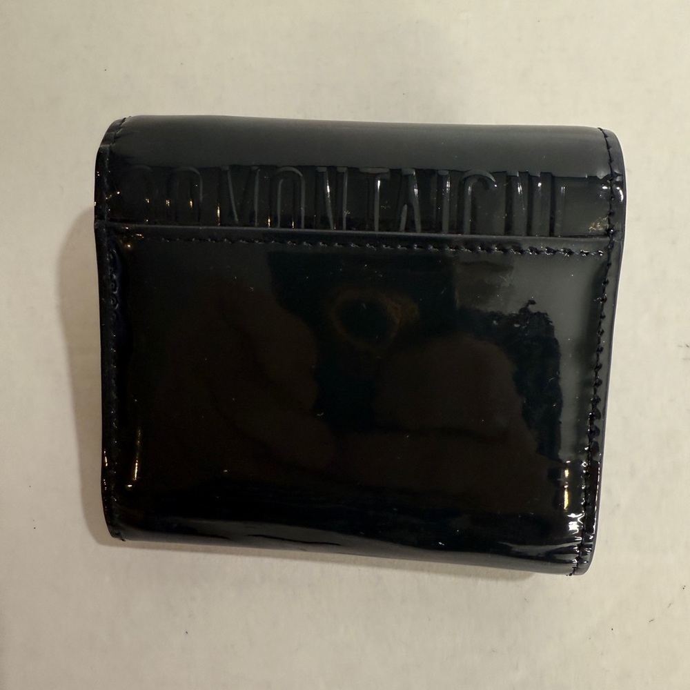 CHRISTIAN DIOR  Patent 30 Montaigne Navy Blue  Wallet - Picture 6 of 12